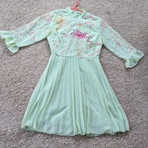 Woman's embroidery dress asos